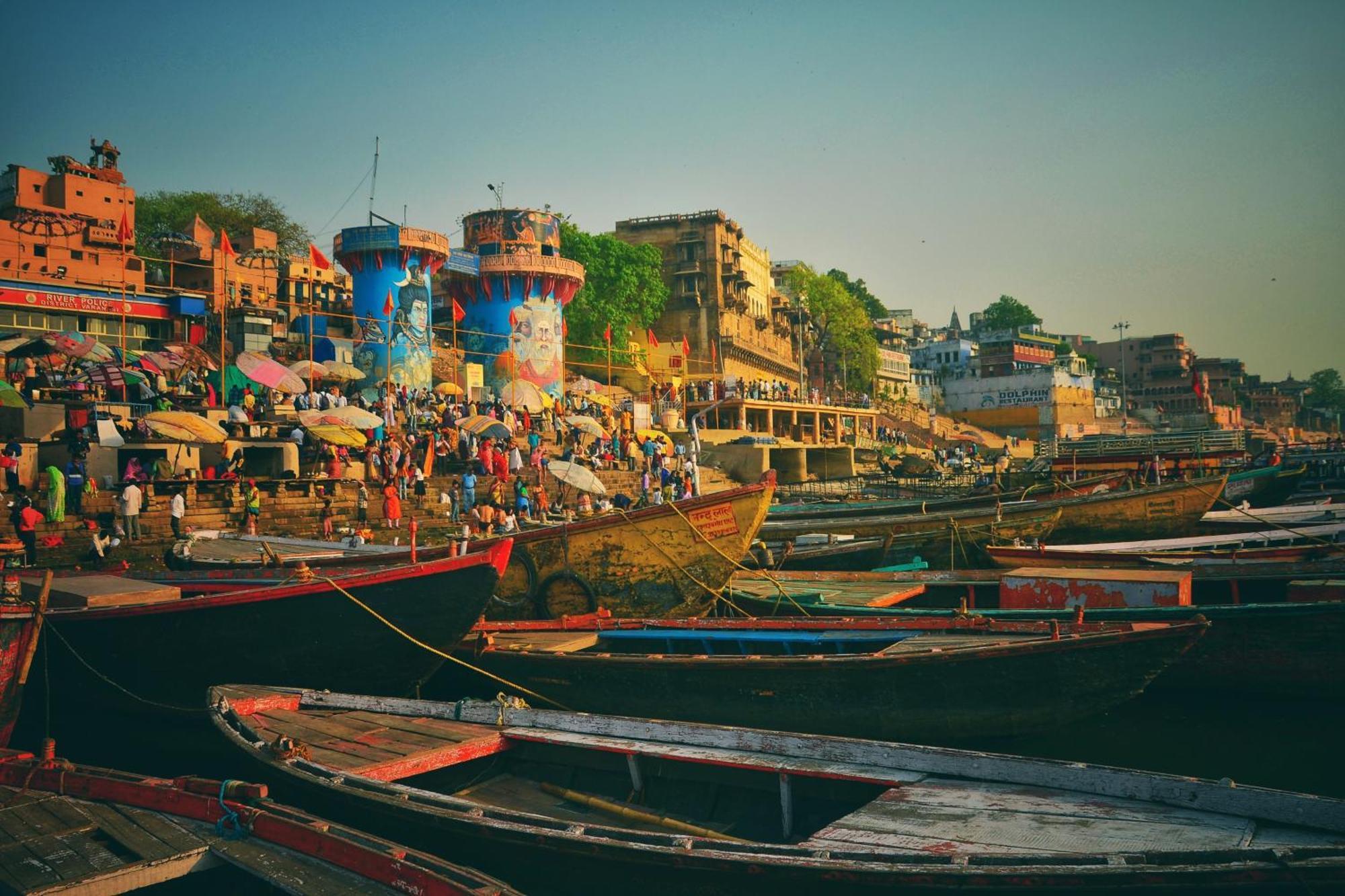 Om Sai Guest House Varanasi Eksteriør bilde